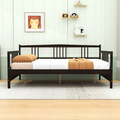 Full-Size Multifunctional Daybed with Storage Space and Slats by Lark Manor