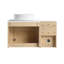 Meuble-lavabo mural 36 po avec lavabo d'art en céramique 36 po