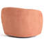 Fauteuil demi-tonneau pivotant rembourré Munehito-986386223