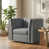 Gray Faux Leather