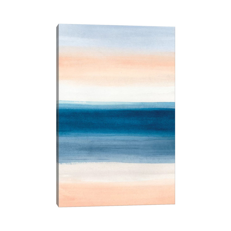 Coastal Strata by June Erica Vess - Wrapped Canvas Gallery-Wrapped Canvas Giclée, 45.72cm H x 30.48cm W