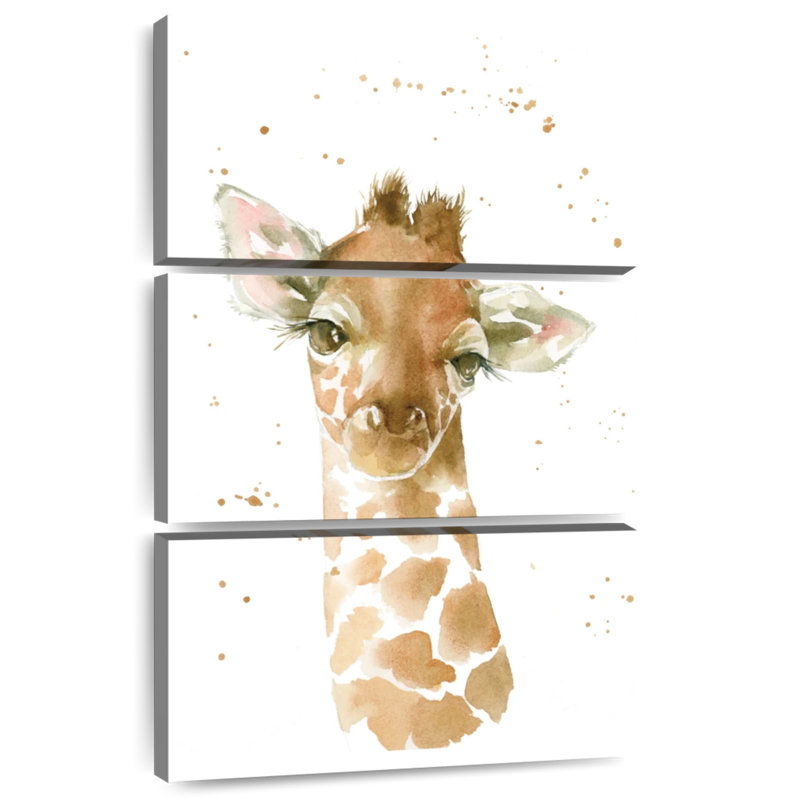 Brampt Light Baby Giraffe, 74" H x 48" W