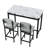 Kitchen Table Set, Dining Table And Chairs For 2, 3 Piece Dining Room Table Set With 2 Upholstered Chairs, Bar Dining Table Set For Small Spaces, Apartment, Breakfast-1450488904