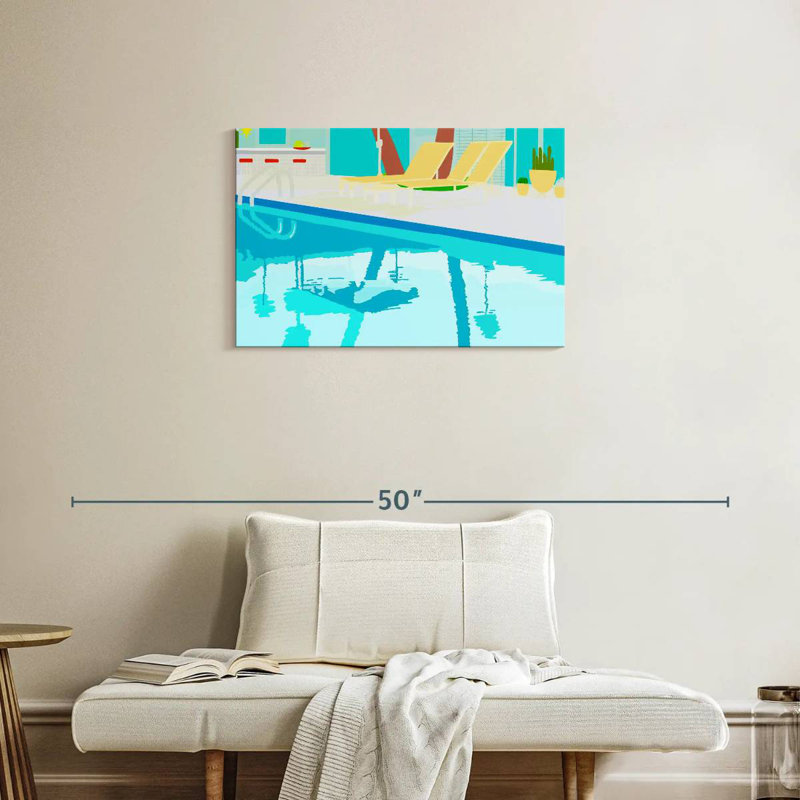Lilie Poolside, 20" H x 30" W