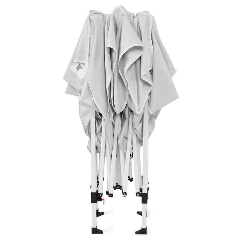 120'' W x 120'' D Pop-Up Canopy, 123" H x 144" W x 144" D, White