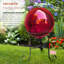Erma Glass Abstract Gazing Ball-1045953188