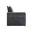 Canapé Chesterfield, canapé-lit gigogne 93,7 po, canapé-lit convertible en velours 3 en 1 avec garniture cloutée et accoudoirs roulés, canapé-lit multifonctionnel pour le salon, la chambre à coucher-723702740