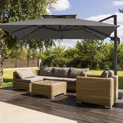 Pulk 132'' Square Cantilever Umbrella