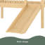 Lit mezzanine avec tablettes de rangement, lit mezzanine inférieur en bois massif avec lumières DEL et garde-corps pleine longueur, aucun sommier nécessaire-128436843-128436852