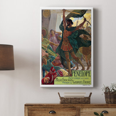 Pénélope (Opera Poster) -Gallery Wrapped Canvas by Georges Rochegrosse