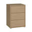 Chadwic Modern minimalistic bedside table with 3 drawers, engineered wood, night blue, 49.8 cm W x 68.7 cm H x 41.5 cm D-1801318877