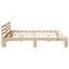 Bed Frame with Headboard Solid Pine Wood-2092905528-2092905532