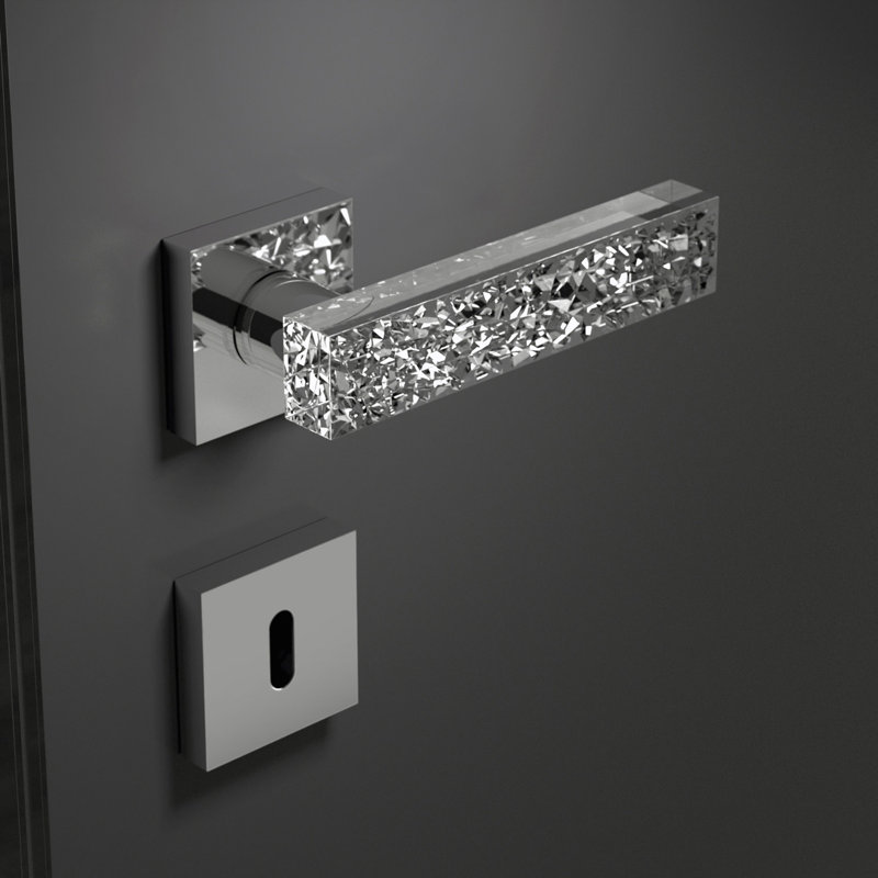 Poignée de porte Kymi, Intimité par bouton-poussoir