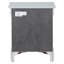 Table de chevet Platinum - 2 tiroirs, bois massif, construction compacte en bois