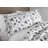 Southshore Fine Linens Grand Symphony Grey Full/Queen 3-Piece 300 Thread Count Cotton Sateen Floral Duvet Cover Set, 1 Duvet Cover & 2 Standard Shams-620517712-620539230