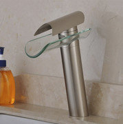 Robinet de salle de bain vasque à poignée simple