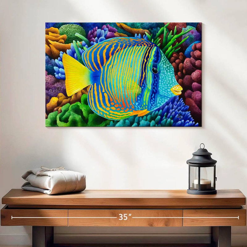 Sailfin Tang, 16" H x 24" W