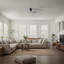 60" Irene 5-Blade Hugger Ceiling Fan with Wall Remote-1087667332-1087667376-1087667387