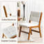 Ensemble de 2 chaises rembourrées avec pieds en bois d'hévéa pour la salle à manger, la cuisine et le salon.-750051646