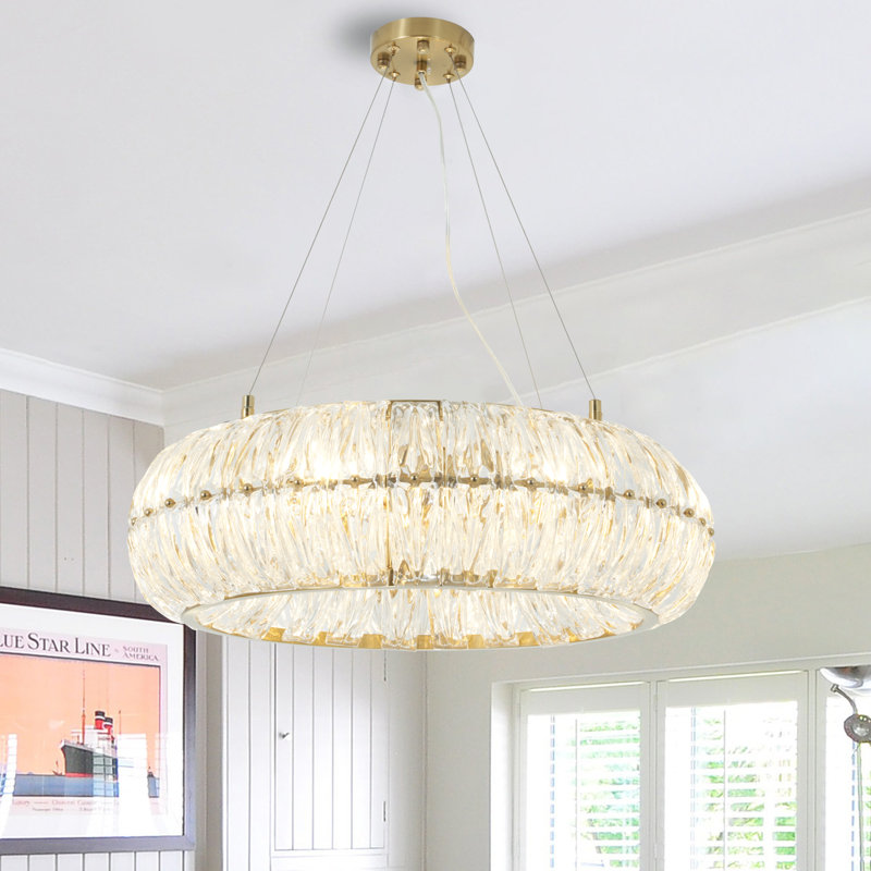 8 - Light Dimmable Crystal Chandelier