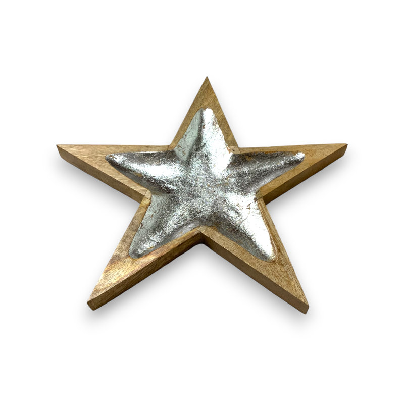 Star Dish Silver - Natural