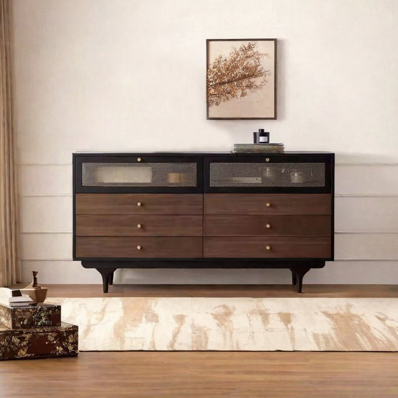 Buffet simple avec rangement rétro