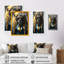 «Lion Gangster in NYC», impression sur toile-1148120241-1148120242