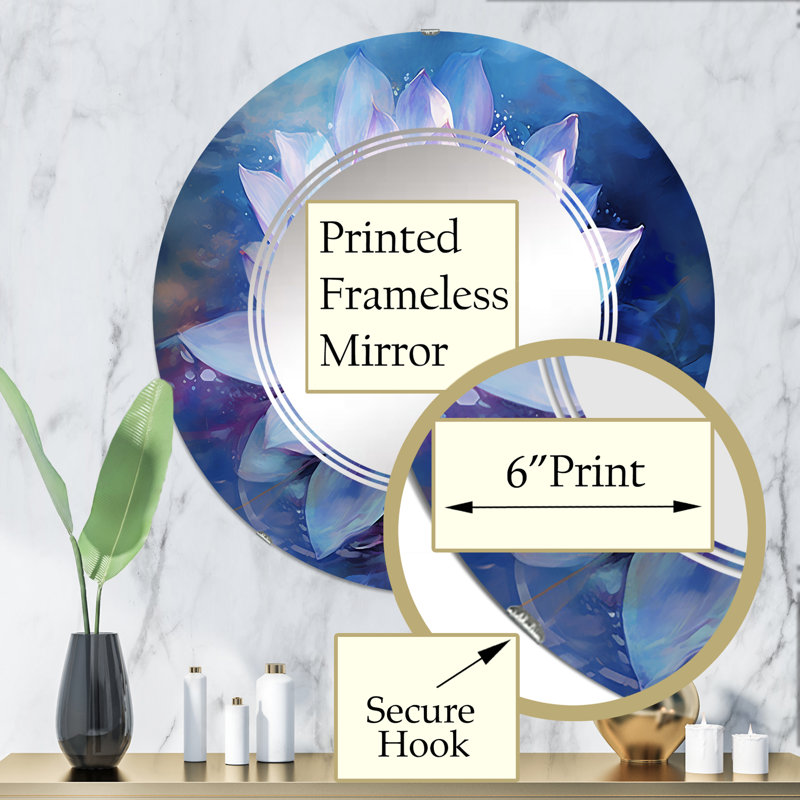 Miroir mural Zissis, 32 po x 32 po