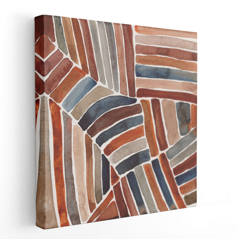 Furrow II - reproduction d'art sur toile, H 40 po x l 40 po