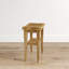 Tabouret d'appoint en bois de bambou massif Ayden