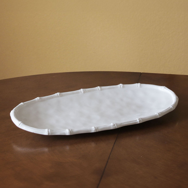 Plateau en mélamine Beatriz Ball Vida, Blanc, H 0,75 po x L 13,5 po x l 9,5 po