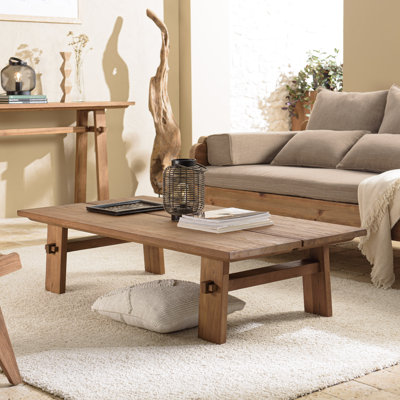 Charissma Solid Wood Four Leg Coffee Table