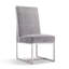 Chaise d'appoint de salle à manger rembourrée en velours Element-29201167