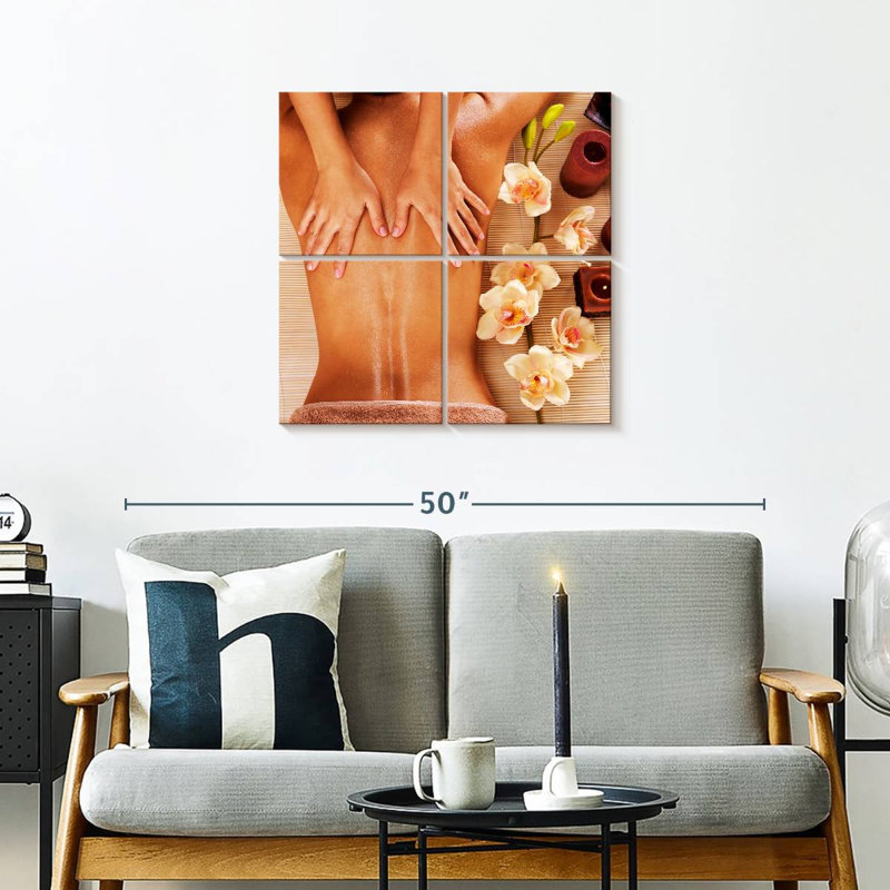 Massage relaxant du dos, H 26 po x l 26 po