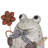 24"H Frog with Flower Garden Statue