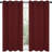 Thermal Insulated Room Darkening Grommet Curtain Panels (Set of 4)-106667174-106667158