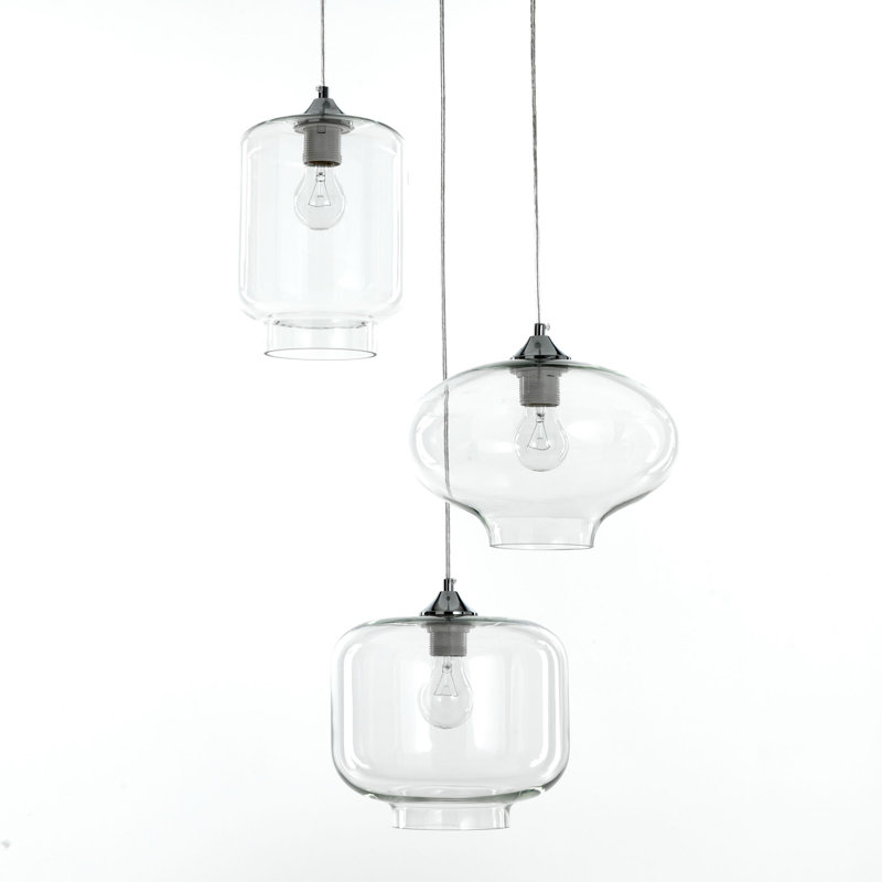 Serafina 3 - Light Black Unique/Statement Pendant