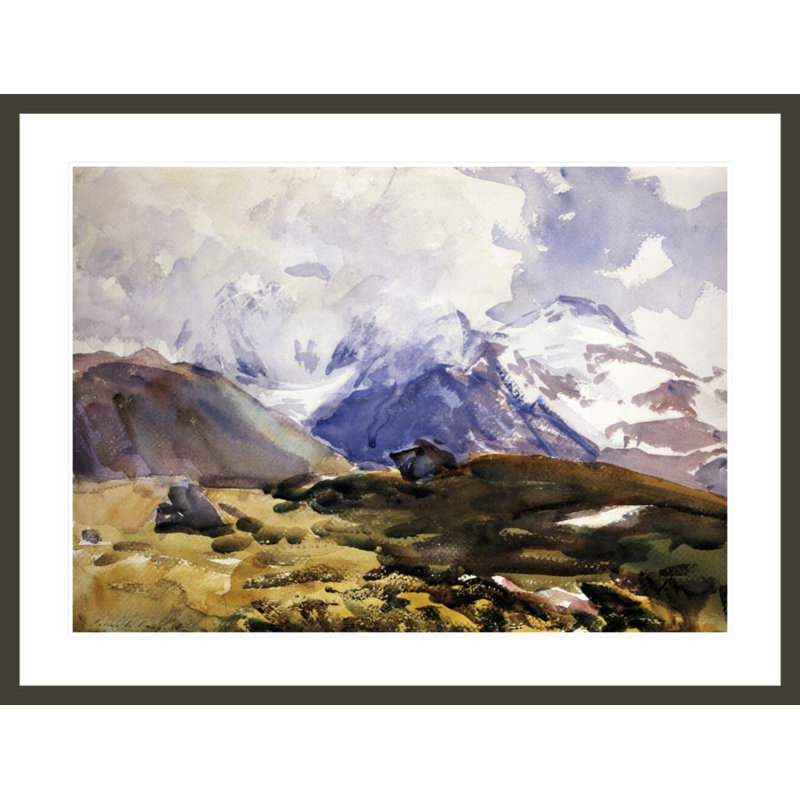 «The Simplon» par John Singer Sargent, impression giclée sur cadre, H 31,69 po x l 41,5 po