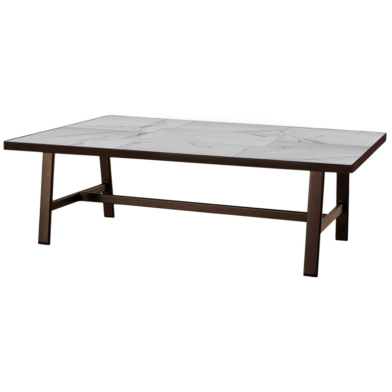 Marin Outdoor Rectangle, Copper Creek, Pallazo White