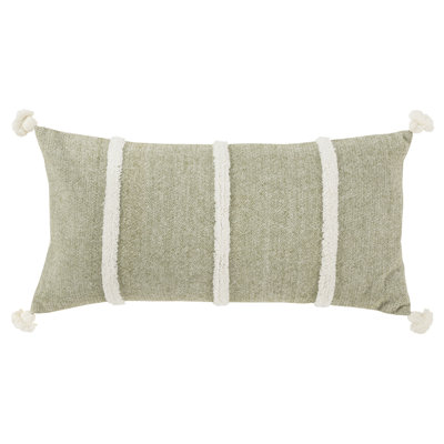  Housse de coussin rectangulaire 100% coton et insert