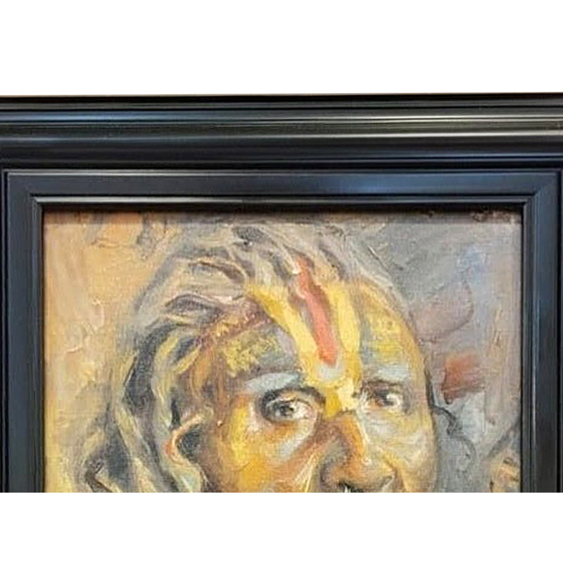 Sadhu | Par Boby Abraham | Huile sur toile | Peinture encadrée
