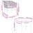 Patio Dining Set With Cushions Poly Rattan Glass-749656523-749656522-749656551