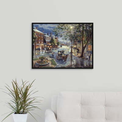 " Seaport Marketplace " by Jess Hager Painting Print