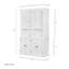 Armoire 53 po x 19 po x 83 po blanc