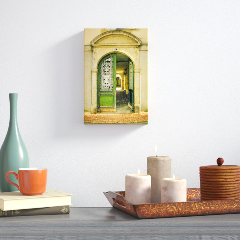 Weathered Doorway II - Wrapped Canvas Photograph Print, 30cm H x 20cm W, Wrapped Canvas