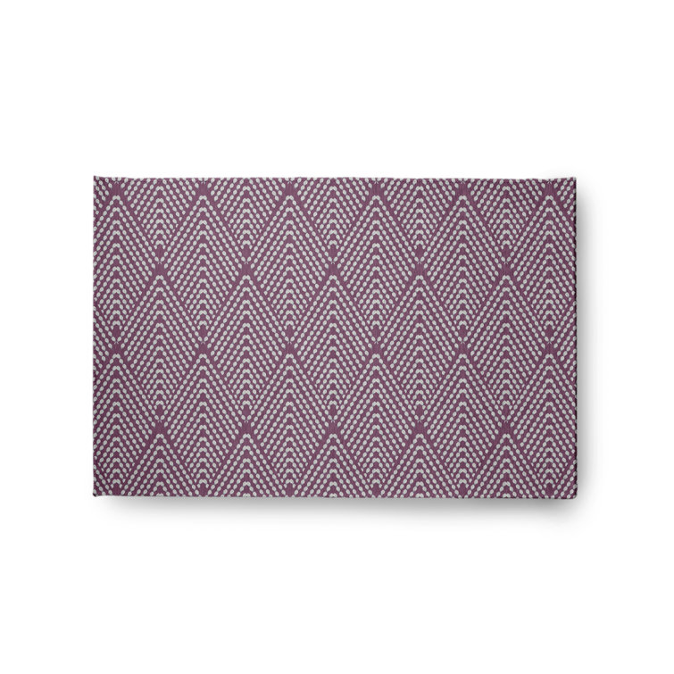 Chenille Geometric Indoor Rug