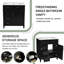 Meuble-lavabo 30 po avec lavabo en céramique-1313275476
