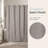 Cubic Hookless Extra Long Shower Curtain Polyester-27054180