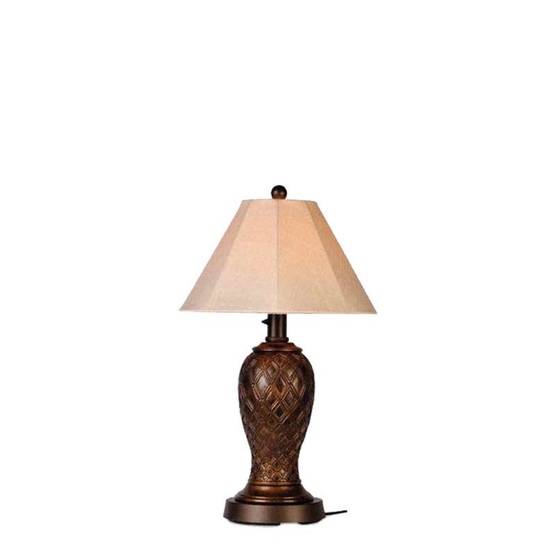 Lampe de table 34 "Heurich, Lin beige antique