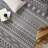 Ragin Geometric Cream/Gray/Blue Area Rug-739712676